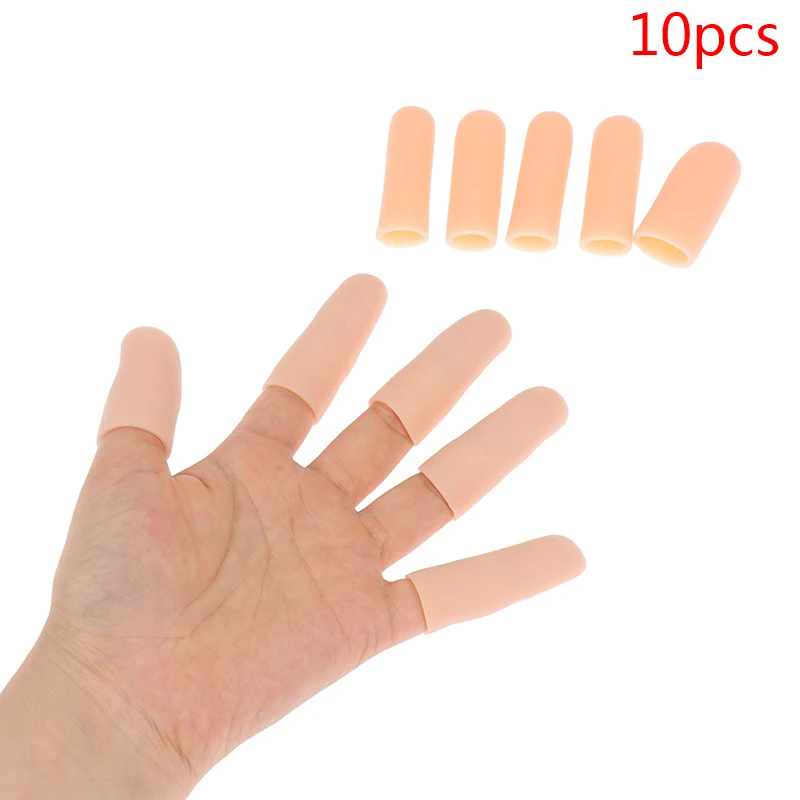 

10Pcs Gel Tubes Finger Little Toe Protector Corn Blister Pain Relief Sleeve Cover Toe Separators Foot Care Tool Silicone