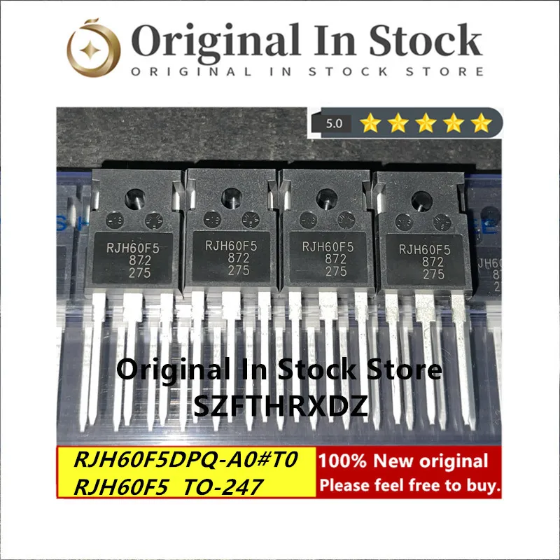 

100% новинка, Оригинальная лампа дневного света # T0 TO-247 RJH60F5 TO247 IGBT 600 в 80 А