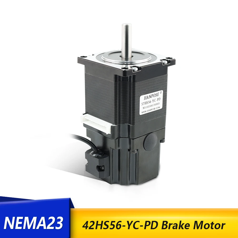 Шаговый электродвигатель NEMA23, 2 фазы, 4 провода, 126N.cm 57HS56-YC-PD, постоянный магнит, шаговый двигатель для гравировального Станка 3D