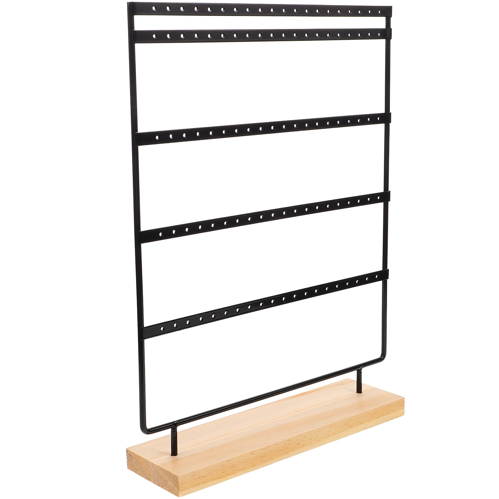 

Стеллаж для хранения монитора, настольная подставка, подвесные держатели, деревянный модный дисплей для ювелирных изделий