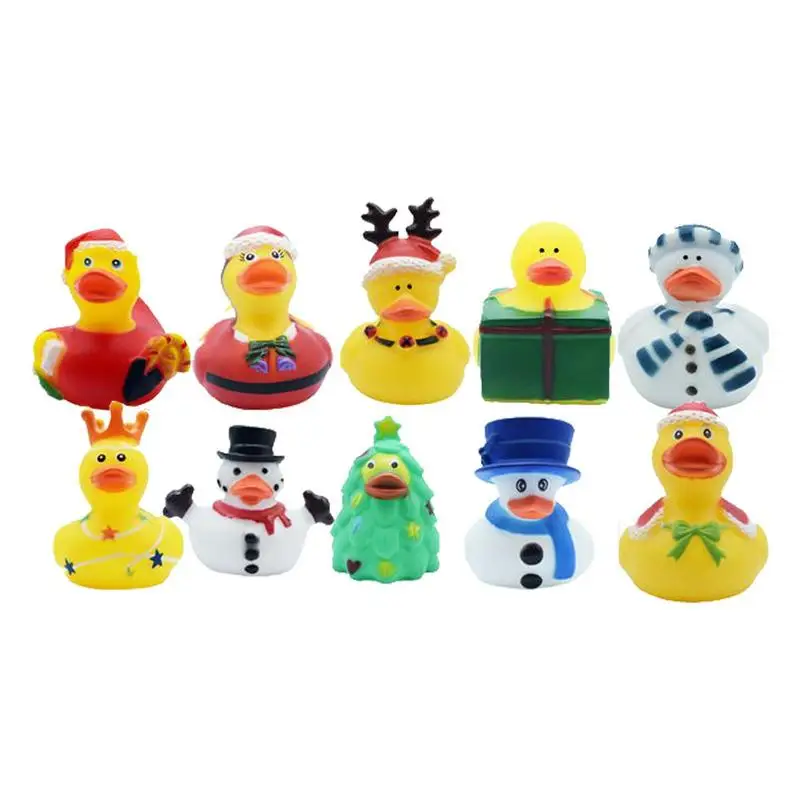 

Christmas Ducks Bath Toy Children's 30pcs Christmas Themed Duck Bathtub Pool Toys Kids Fun Carnival and Christmas Party Supplies