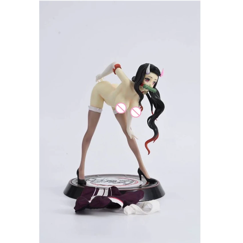 

23cm Kimetsu no Yaiba Anime Figure Demon Slayer Kamado Nezuko Sexy Girl Action Figure Mitsuri/Shinobu Figurine Model Doll Toys