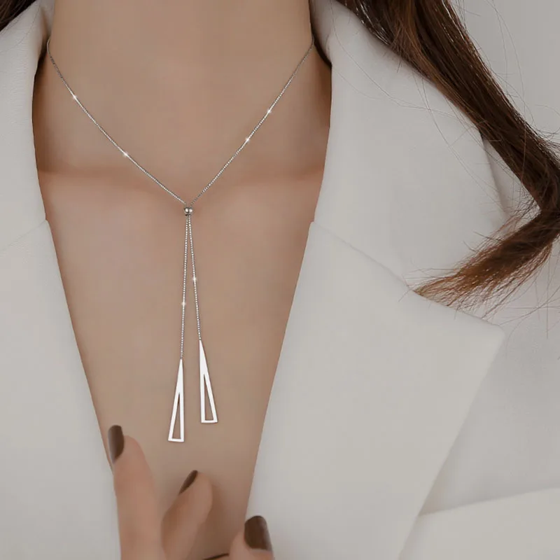 

Punk Style Simple Fashion Water Drop Necklace for Women Adjustable Clavicle Chocker Dainty Gifts Vintgae Daily Party Jewelry