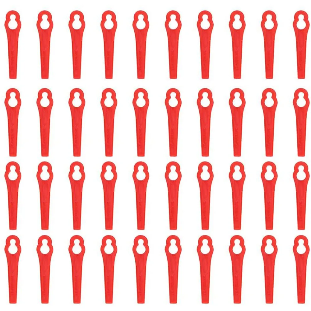100Pieces Polycut Trimmer Head Blades Replacement Poly Cut Blades Nylon Trimmer Blade Compatible with Stihl 20-3 Replaces