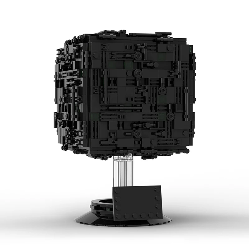 Конструктор MOC Star of the Treks Brickheadz Борг куб космический корабль экшн-фигурка