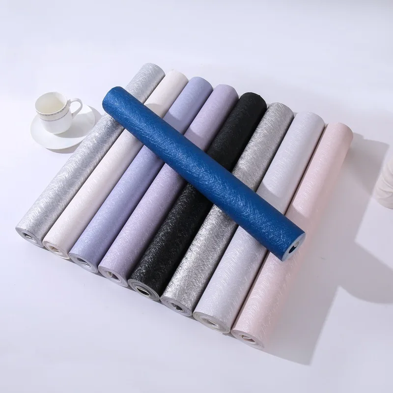 

Популярные шелковые простые обои из золотой фольги, для гостиной, столовой, гостиницы, инженерные, легкие, роскошные и простые, однотонные, акварельные