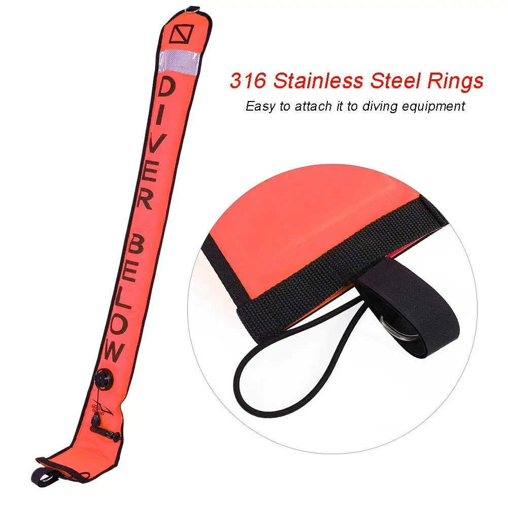 Катушка для дайвинга 15 м/18 м/30 м с надувным маркером SMB подводных исследований