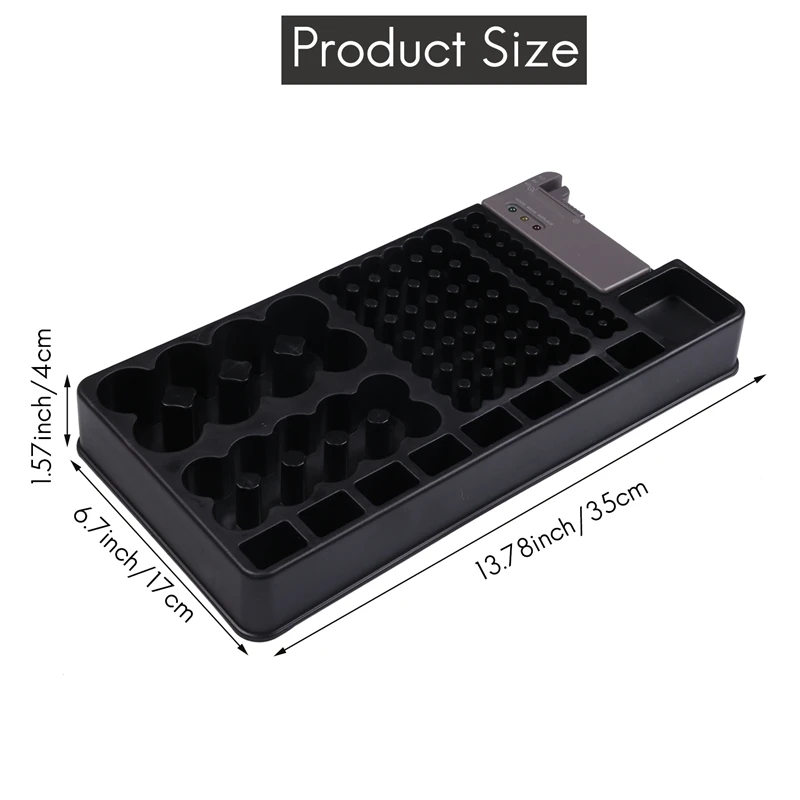 Держатель-органайзер для хранения аккумуляторов с тестером-держатель