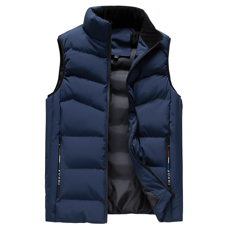 

2023 Winter Outdoor Casual Vest Outdoor Travel Walk Warm Fashion Padded Puffer Sleeveless Jacket Plus Size Quilted Cotton Vest