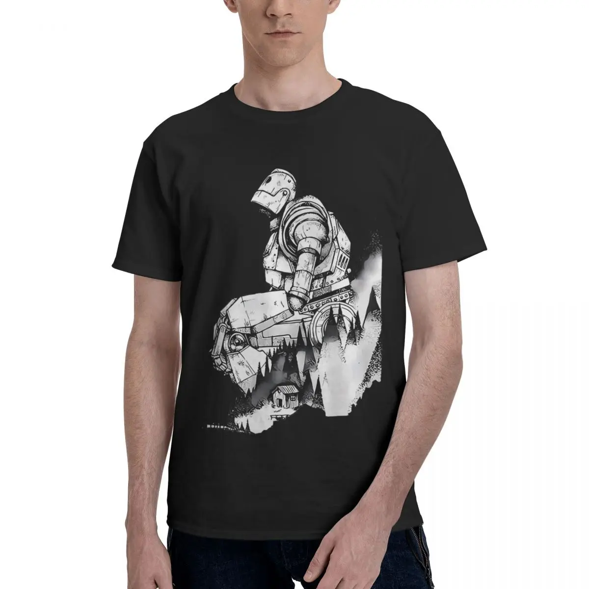 Железный гигантский 100% хлопок повседневная дышащая мягкая всесезонная удобная