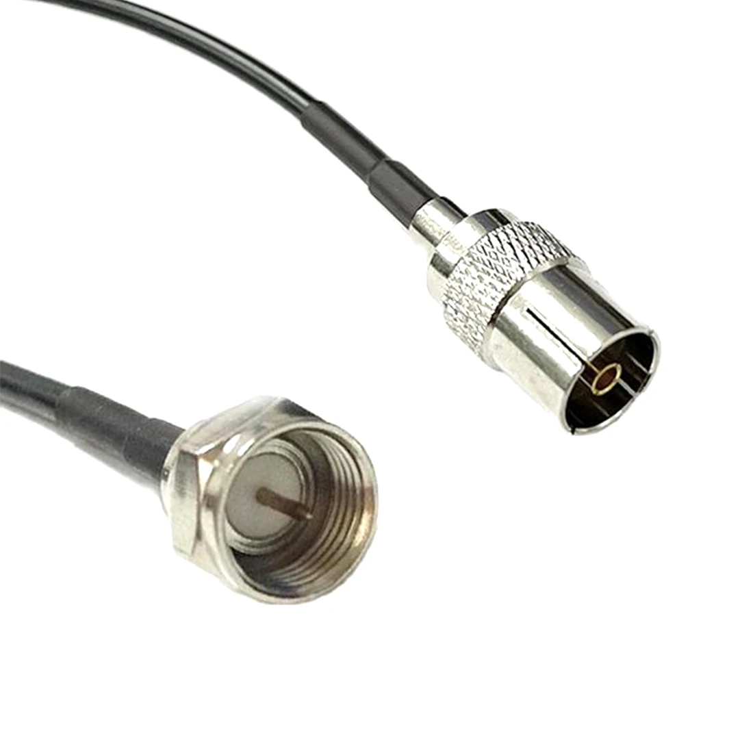 Câble RG174 IEC PAL DVB-T vers SMA / F TV  prise mâle et femelle  adaptateur RF Jumper Pigtail 20cm