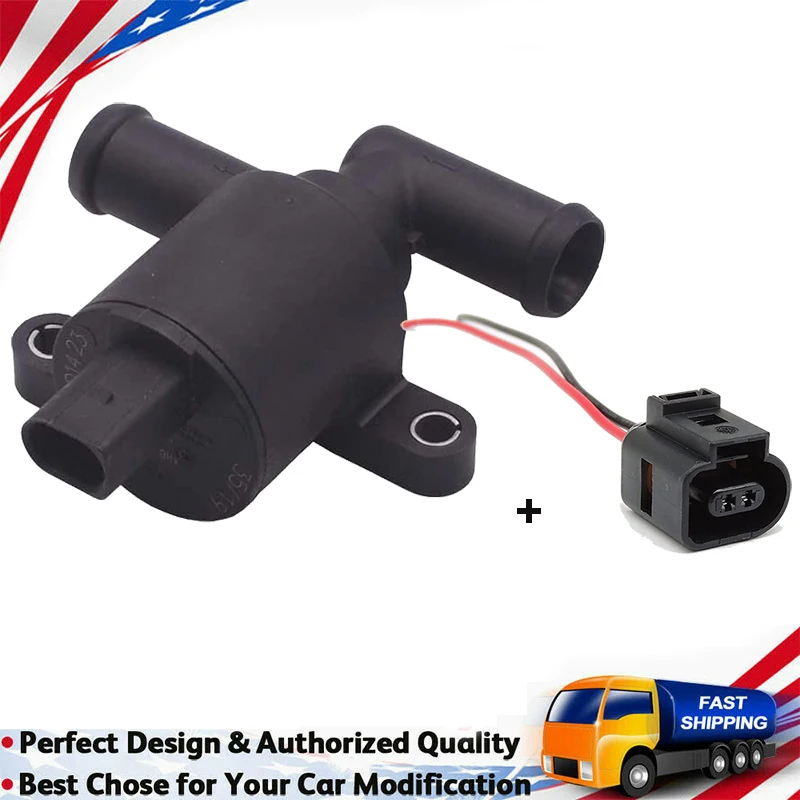 Новый охлаждающий электромагнитный клапан 1J0973702 с линией для AUDI A4 A5 A6 C7 A7 A8 Q5 VW Golf 7