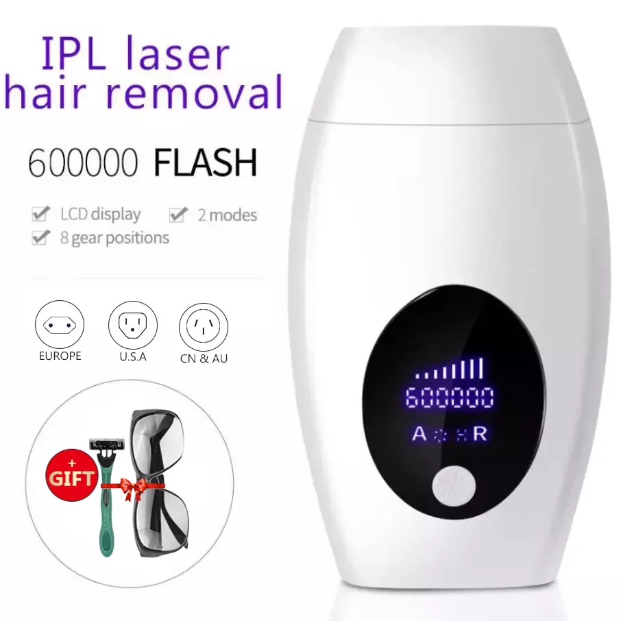 

IPL Laser Hair Removal Machine 600000 Flash Epilator Professional Laser Women Painless Hair Remover Machine Depilador a Laser
