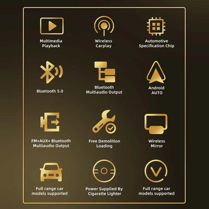 $100.28 Car Monitor Portable Wireless CarPlay Navigation for All Cars Screen 7inch Universal Touch Control Display Androidauto Siri