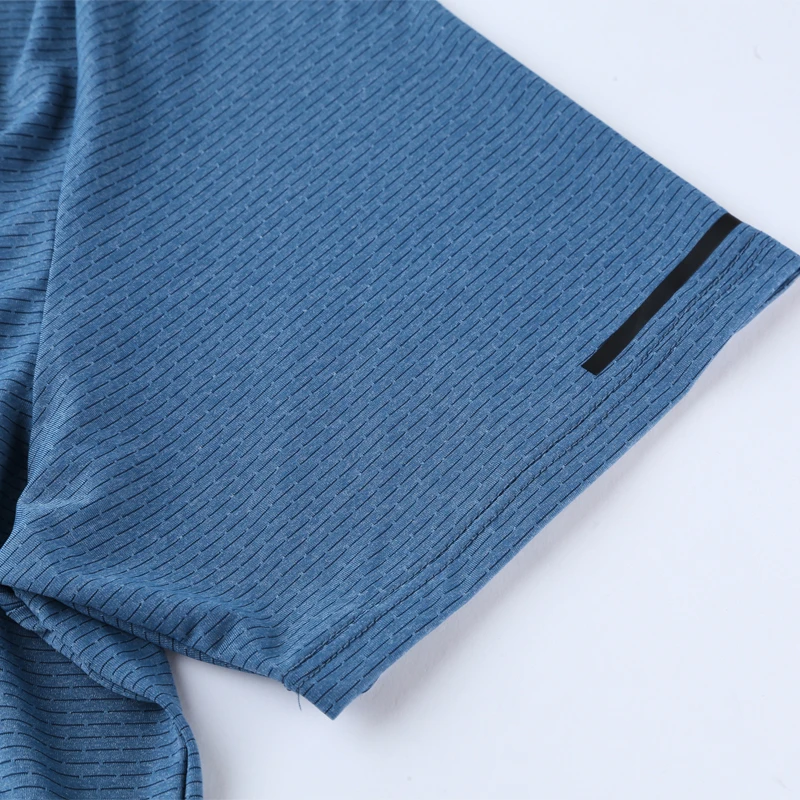 Men Prints Running Short Sleeve Casual Sport Fitness Tee 2022 Summer Thin Gym Shirts Quick Dry Bodybuilding Top Training T-shirt