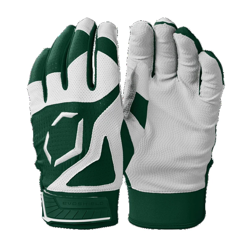 

Adult Batting Gloves, Dark Green - XXL