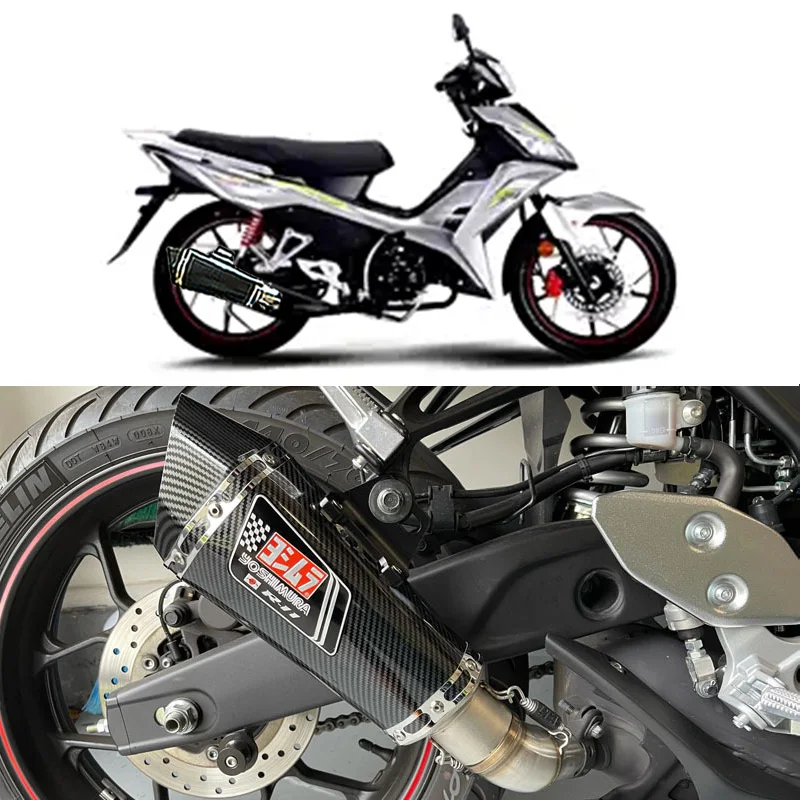 Глушитель R11 для мотоцикла DAYANG 125-68M 51 мм с DB killer 302R R25 Z400 Z900 MT07 MT09 ninja650 Z750 Z800 mt03 R6