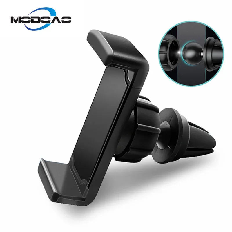 

Car Phone Holder For iPhone Smartphone Air Vent Mount Clip 360 Rotation Universal Support Telephone Mount Clip