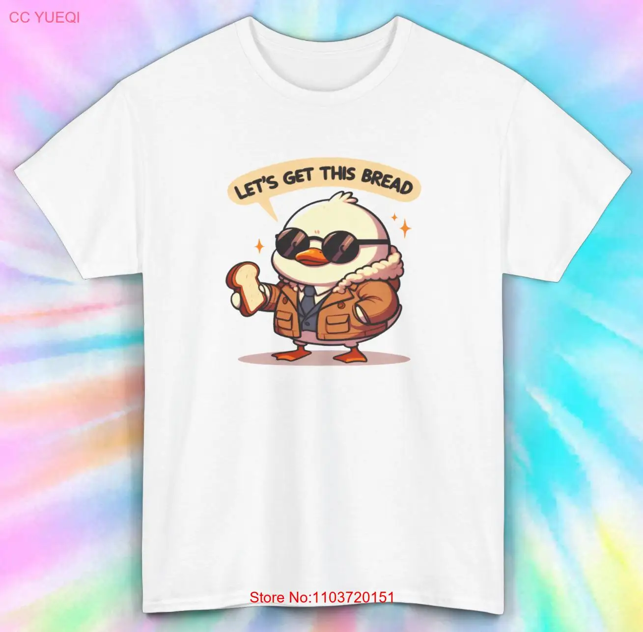 Футболка Забавная утка Давайте получайте что это хлеб | Необычная рубашка