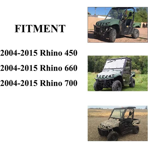 Полноразмерное Заднее Ветровое Стекло Для Yamaha Rhino 450 660 700