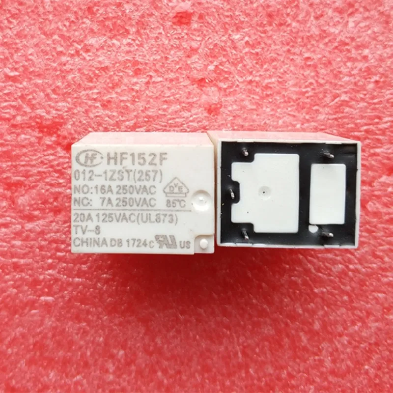 

5pcs/lot HF152F 012-1ZST (257) New Relay 5 PIN 16A