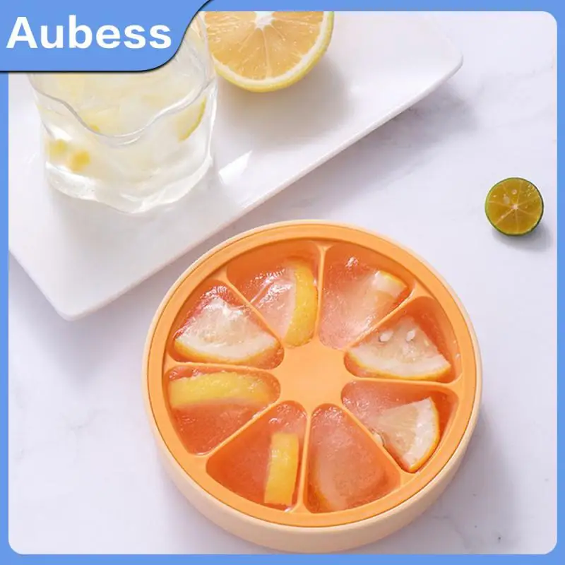 

15.5cm Diameter Ice Making Box With Lid Large Capacity Food Grade Silicone Ice Tray Box Saving Time Effort Easy Demoulding 205g