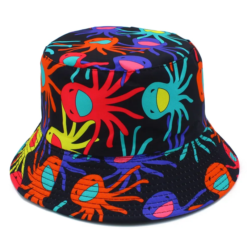 

Bucket Hats Outdoor Fishman Cap Wide Brim Beach Fish Sun Caps Men Women Bucket Hat Summer Chapeau Adult Buckets Sun Hat