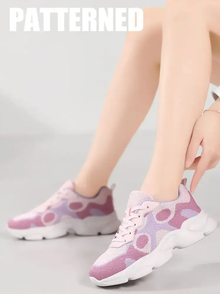 

Женские кроссовки из сетчатого материала, большие размеры