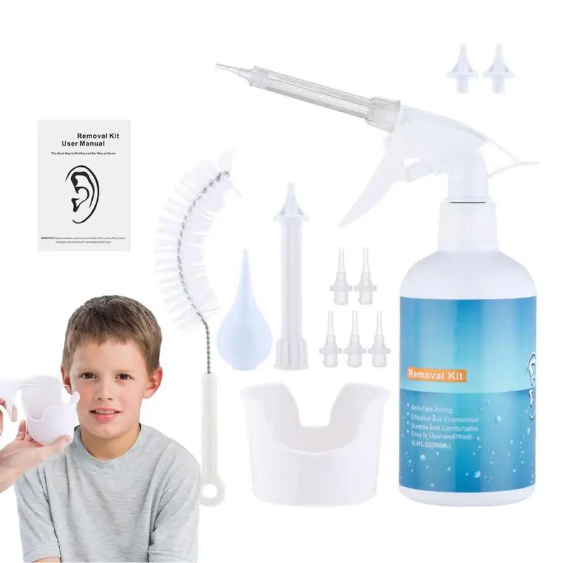 

Ear Wax Removal Tool Ear Wash Kit For Adults Eardrum Protection Ear Cleaning Kit Wax Remover Tool Ear Flushing System Safe And