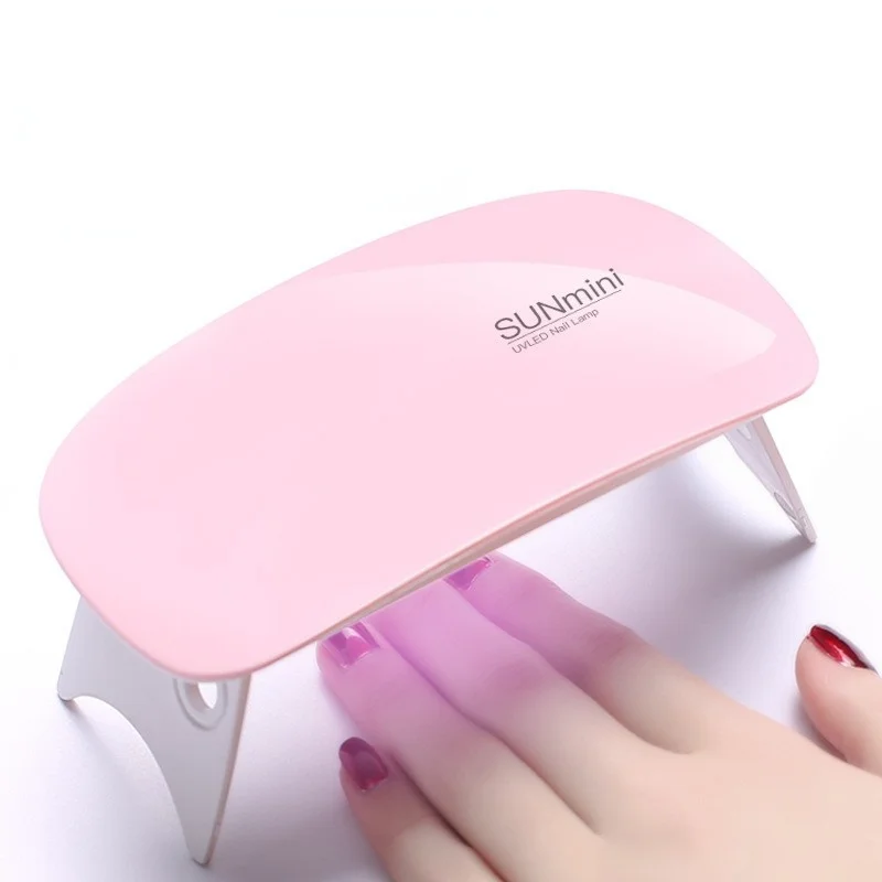 

Nail Lamp 6w Mini Nail Dryer White Pink Uv LED Lamp Portable Usb Interface Very Convenient for Home Use