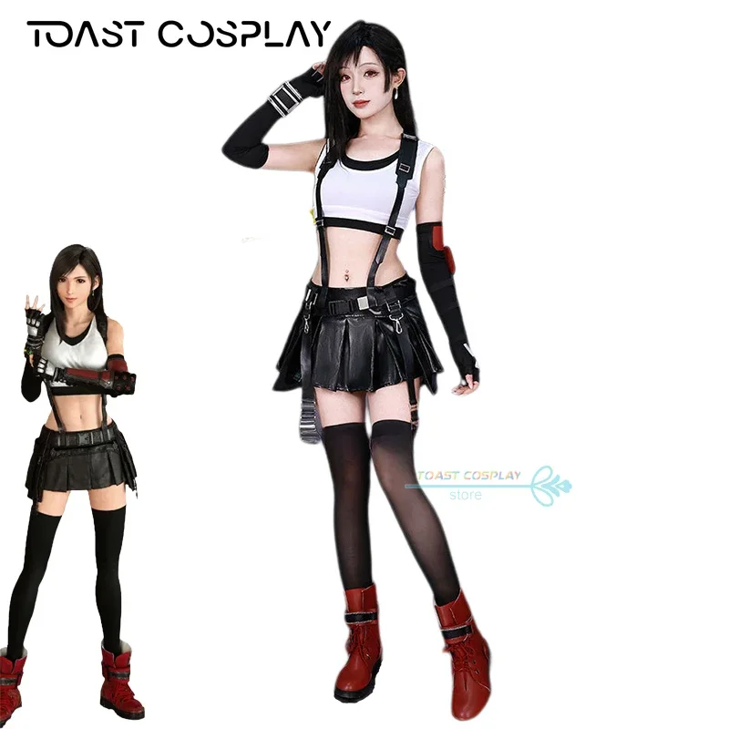 Костюм для косплея FF VII Tifa костюм locart аниме роды костюмы Хэллоуина