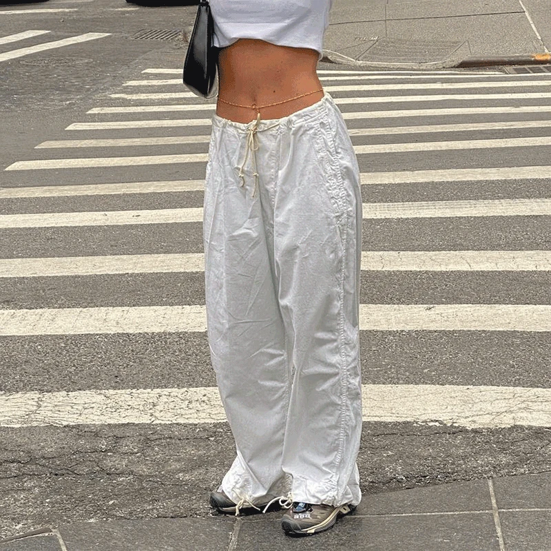 

Cotton 2022 Clothes Y2k Pants Parachute Pants Cargo Femme Loose Sweatpants Trousers Women Jogger Cargo Pants Streetwear Outfits