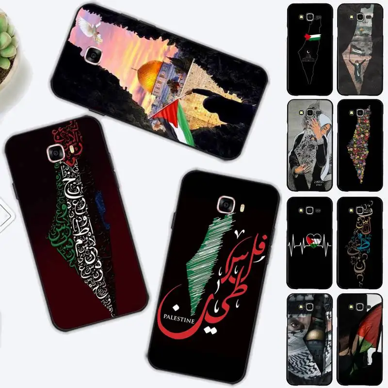 

Palestine Flag Phone Case for Samsung J 2 3 4 5 6 7 8 prime plus 2018 2017 2016 core