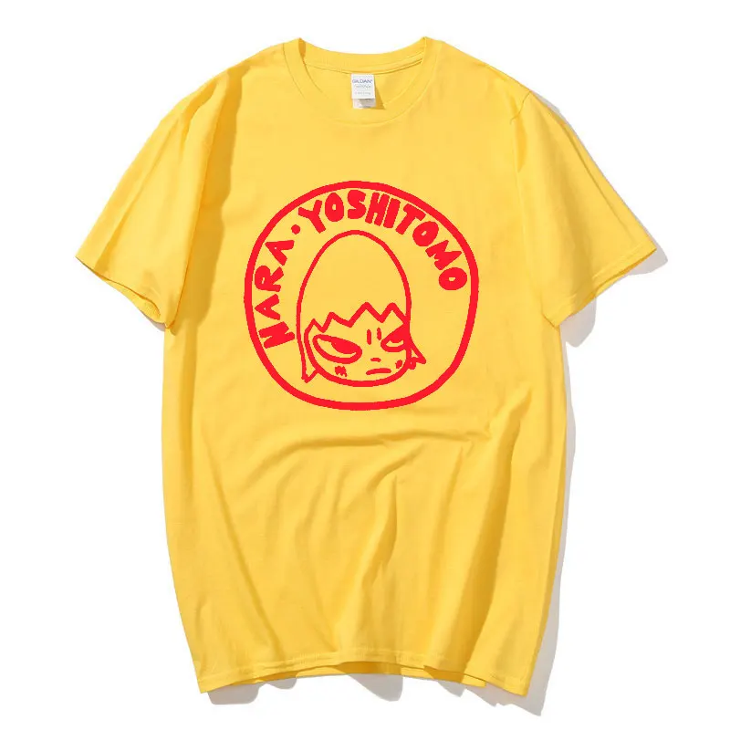 

Nara Yoshitomo t-shirt Summer Men Women Fashion 100% Cotton O-Neck Short Sleeve Tee Shirts Loose Print T shirt