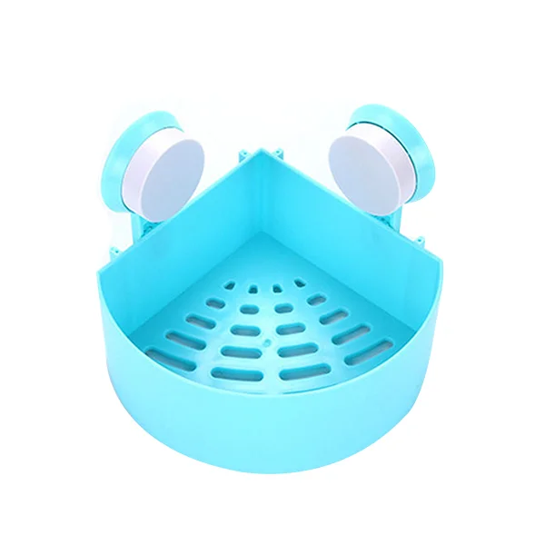 

Suction Cup Bathroom Kitchen Storage Rack Organizer Shelf (Blue)