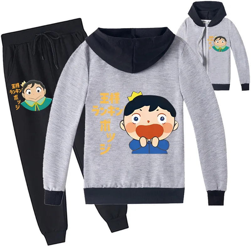 

Anime Ranking of Kings Hoodie Kids Kings Ranking Clothes Baby Boys Zipper Jacket Tops+Sweatpants 2pcs Sets Toddler Girls Outfits