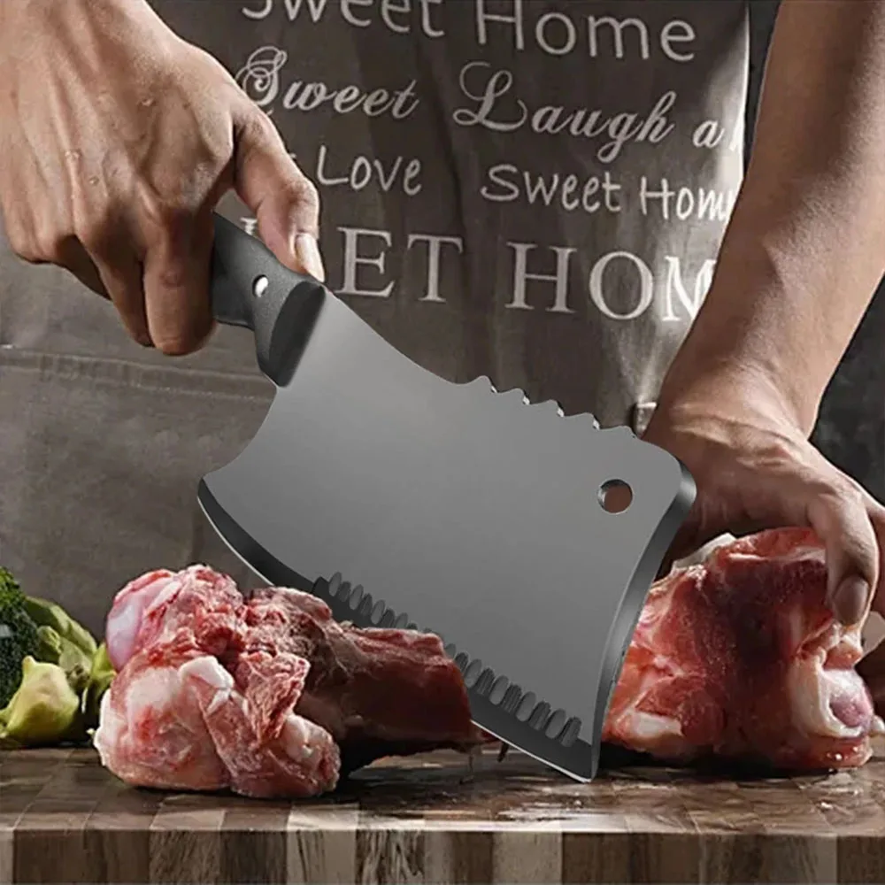 

Chinese Knife Chef Knife Butcher High Hardness Knife Chinese Knife Stainless Steel Bone Chopping Vegetable Kitchen Accessories