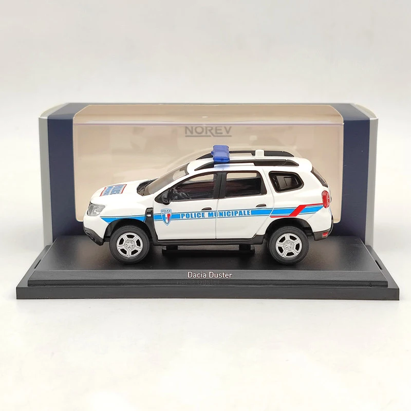 Norev 1/43 Dacia Duster Policie Municipale 2018 белые и синие литые под давлением модели автомобилей -