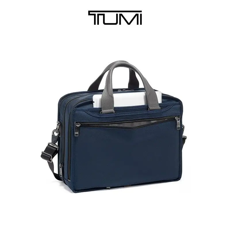 Tumi Alpha 3 Series Business Work Commuter Expandable Notebook Computer Briefcase Casual Shoulder Fashion Handbag