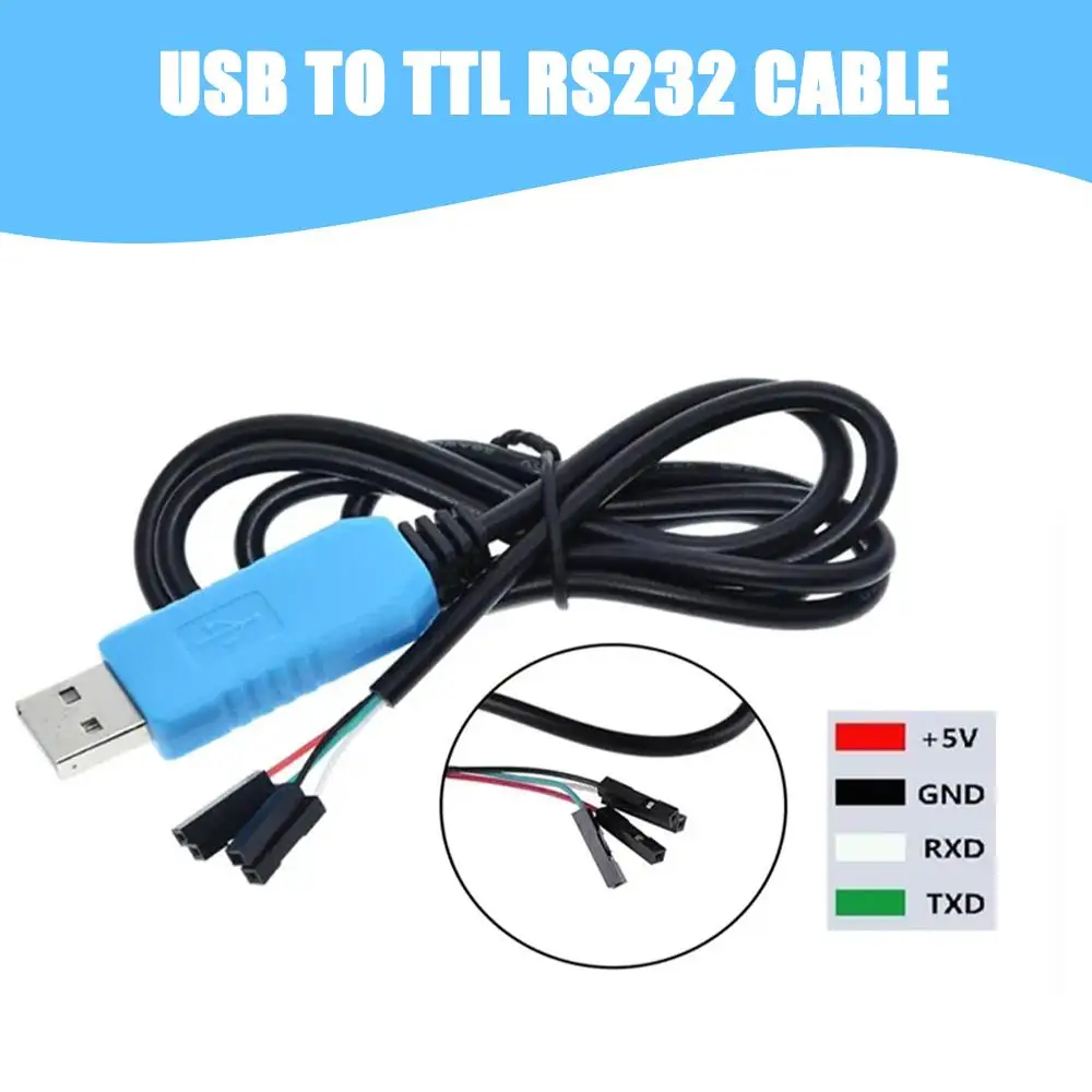 Кабель для загрузки PL2303 PL2303HX USB в UART TTL PL2303TA, Модернизированный щеточный кабель, линейный последовательный адаптер, преобразователь RS232, конвертер C3W5
