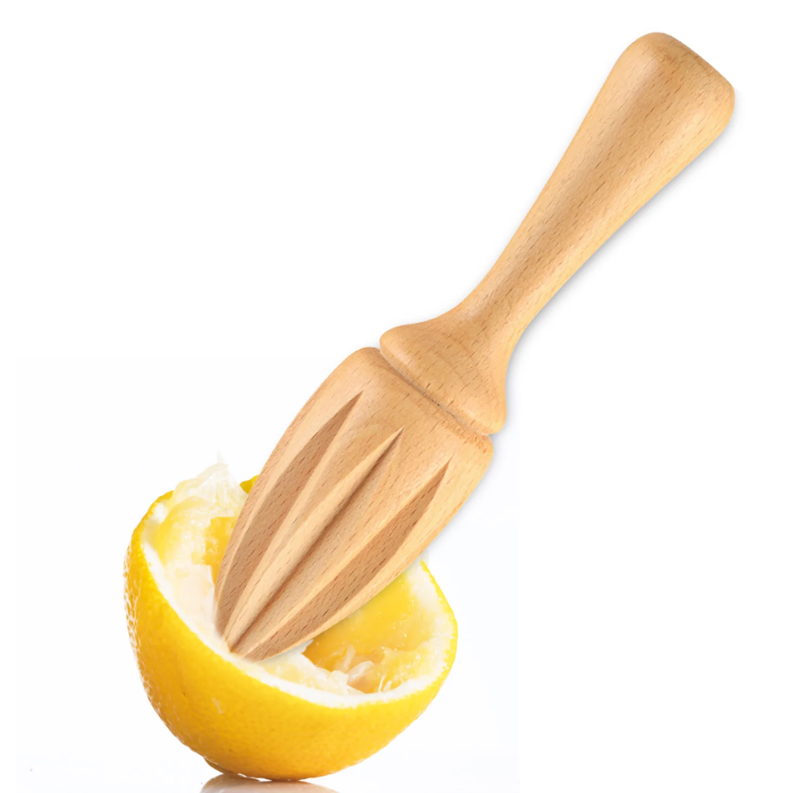 

Handmade Beech Wood Reamer Citrus Juicer Reamer Handheld Juicing Tool Squeezer Extractor for Lemon Lime Orange Fruit