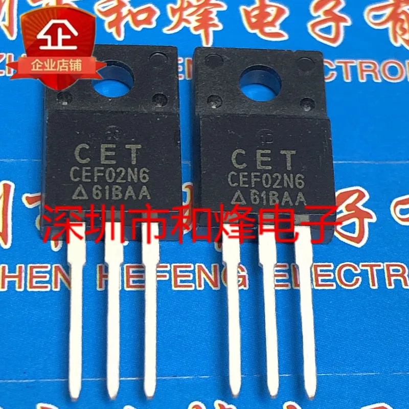 

5 шт.-10 шт. CEF02N6 TO-220F 600V 2A Новый и оригинальный в наличии
