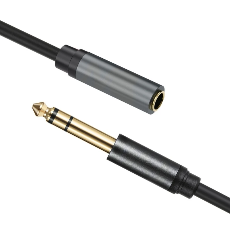 Гибкий кабель диаметром от 1/4 дюйма до 3 5 мм для лучшего качества звука.