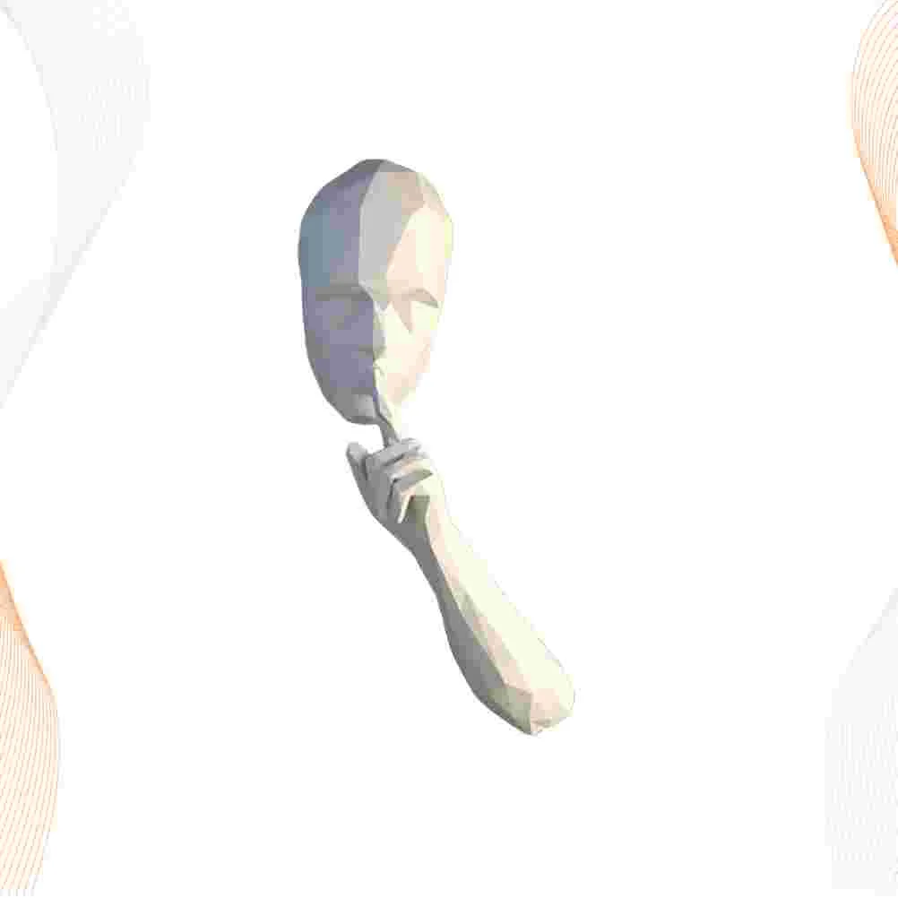 

Paper Wall 3D Model Craftstereoscopic Ornament Figures Modern Sculptures Man Abstract Piece Mount Sculptureorigami Figure Silent