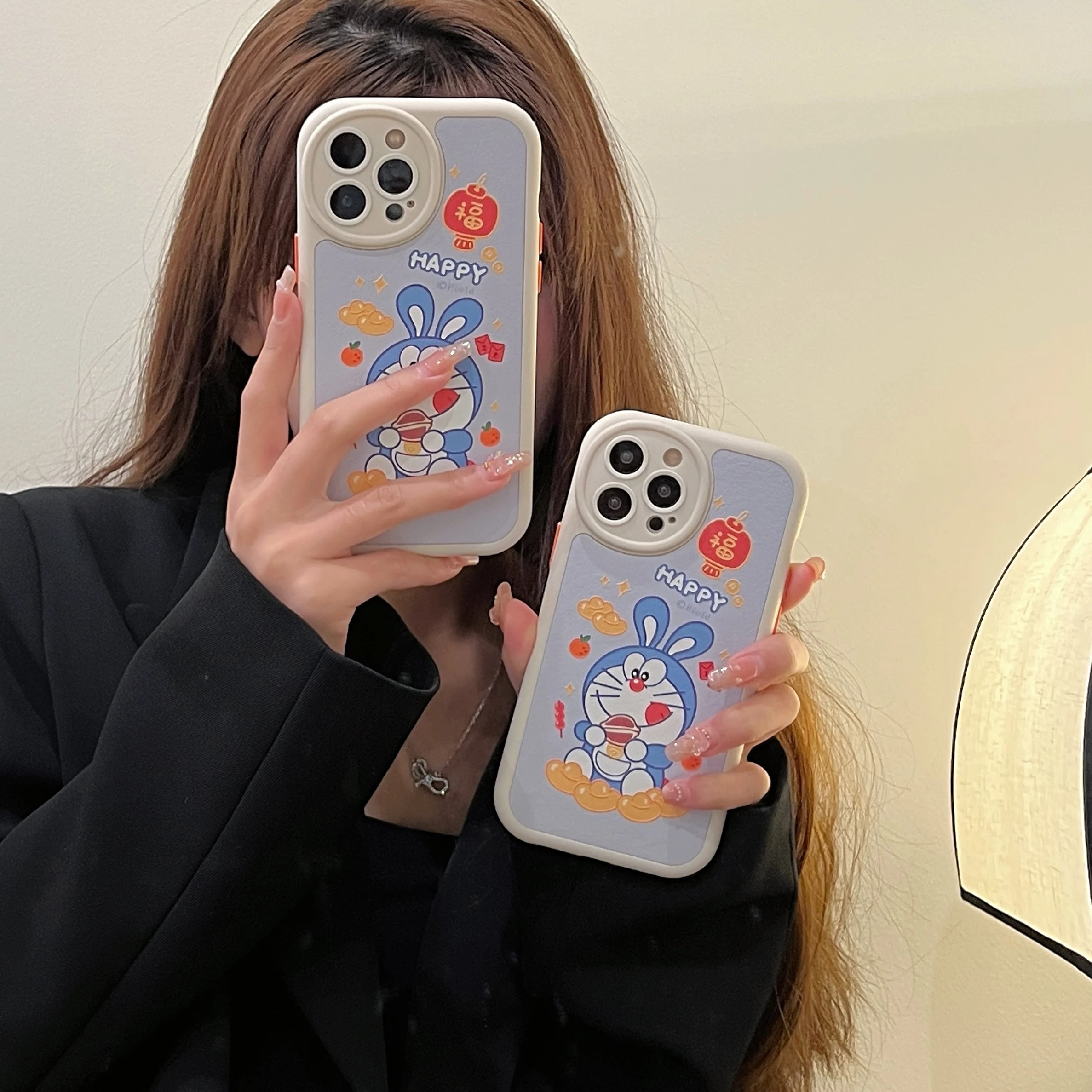 

Счастливый Yuanbao Dingdang кошка ушко патч серия Мобильный чехол для iPhone