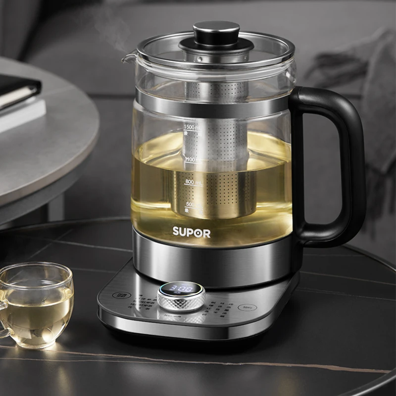 

Домашний многофункциональный чайник для здоровья, электрический чайник с подогревом, чайная плита, офисное стекло, маленький интеллект