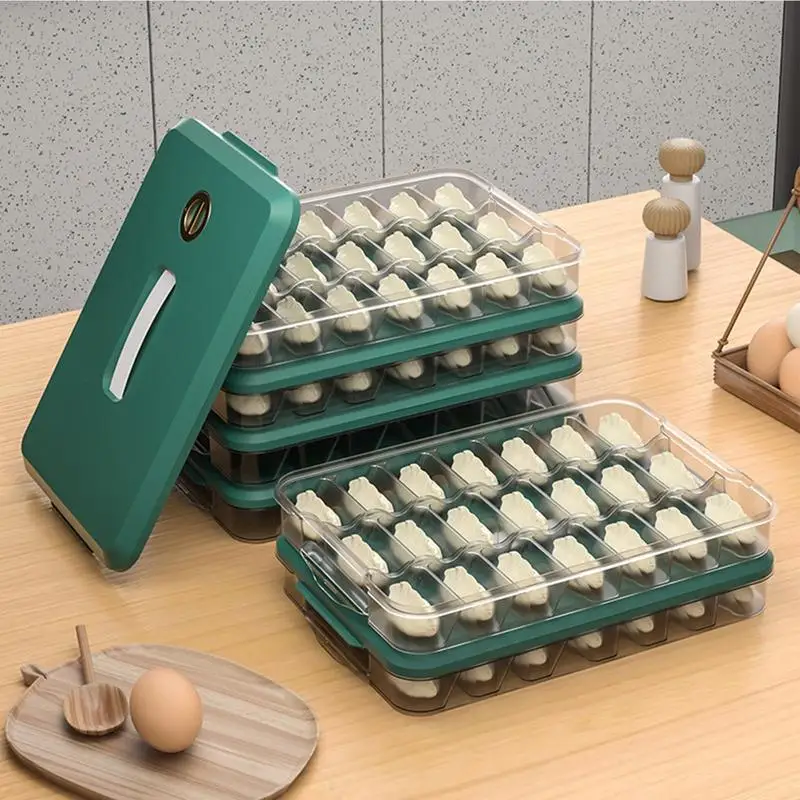 Контейнер для хранения пельменей с крышкой еды глазури Печенье Пустыни Wonton