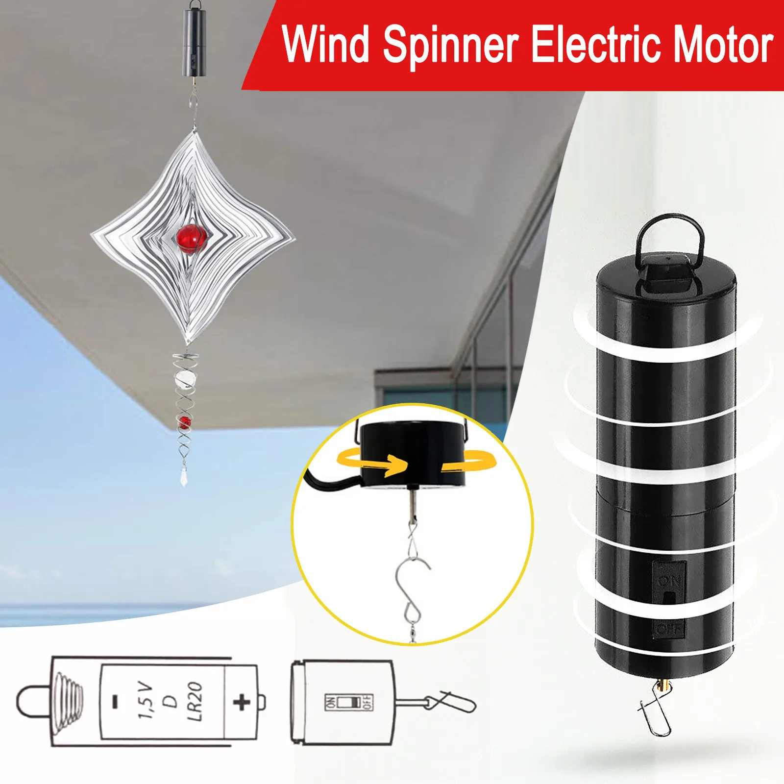 

Wind Chimes Solar Hummingbird Decor Hanging Chimes Rotating Motor Wind Motor Battery Glowing Wind Chimes Huge Wind Chimes