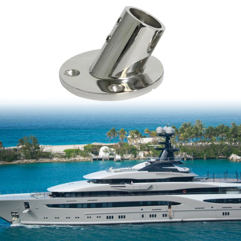 Морская нержавеющая сталь 60 градусов 22 мм 7/8 дюймов трубка с круглым основанием
