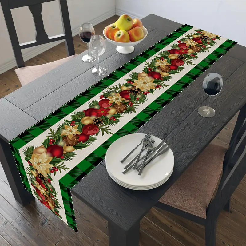 

Льняная скатерть-дорожка 33х183 см